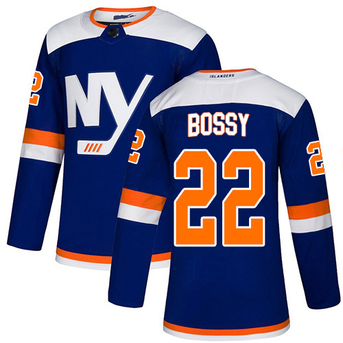 #22 Premier Mike Bossy Men's Blue Hockey Jersey - Alternate New York Islanders